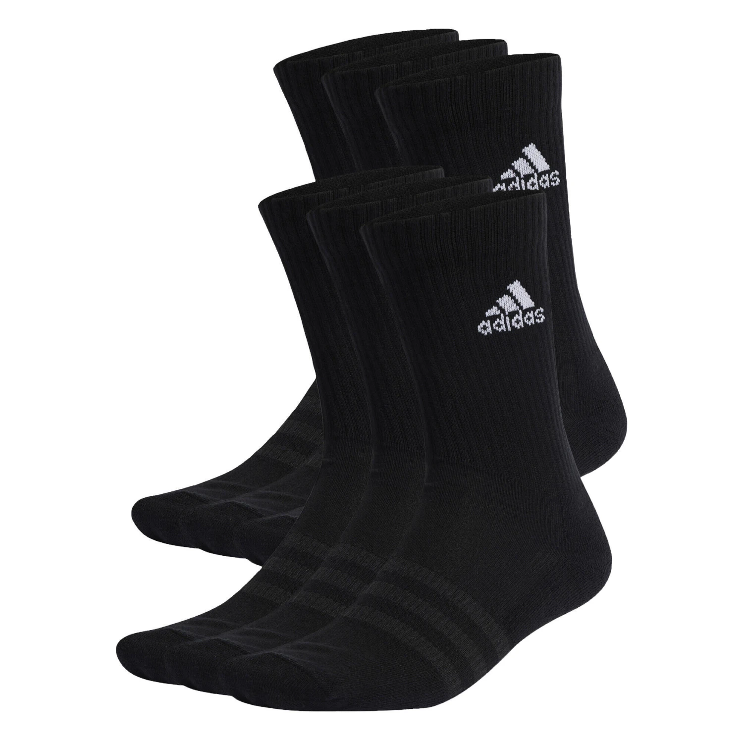 ADIDAS Cushioned Sportswear Crew Socks 6 Pairs 1 ADIDAS Cushioned Sportswear Crew Socks 6 Pairs