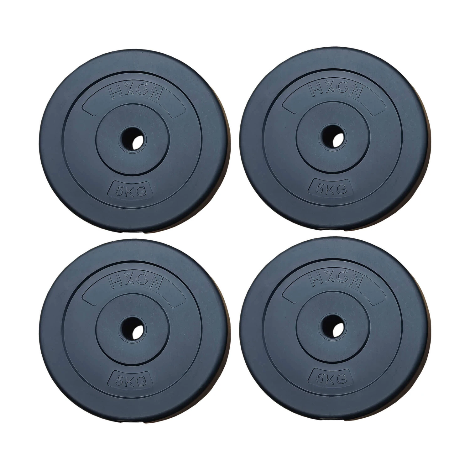 HXGN 4 X 5kg Standard 1" Weight Plates 1 HXGN 4 X 5kg Standard 1" Weight Plates