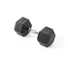 York Fitness Rubber Hex Dumbbells 2 X 15kg