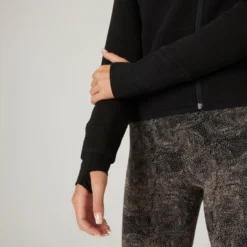 Women's Fitness Zip Sweatshirt 500 -Fitness Equipment Store k1a22282dd4dba5da8d1a848d5622715c scaled