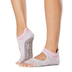 Fitness-Mad Womens/Ladies Bellarina Believe Half Toe Socks (Grey)