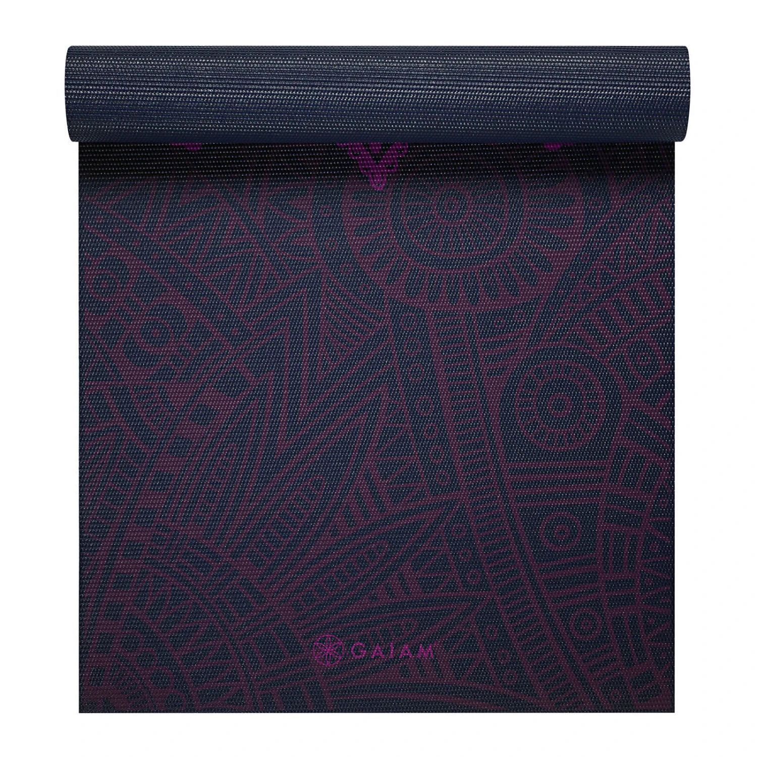 Gaiam Plum Sundial Yoga Mat 6mm 1 Gaiam Plum Sundial Yoga Mat 6mm