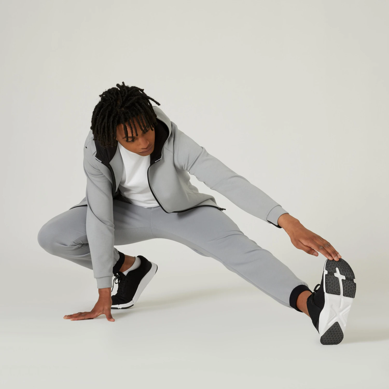 Men's Slim-Fit Fitness Jogging Bottoms 500 7 Men's Slim-Fit Fitness Jogging Bottoms 500 - Image 7