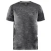 Craft Mens ADV Charge Melange ShortSleeved TShirt (Black)