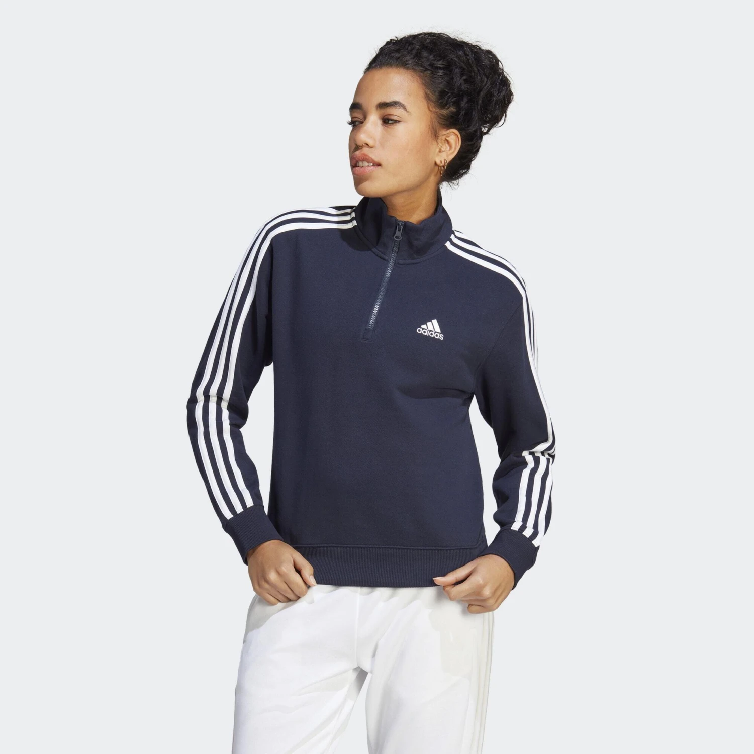 ADIDAS Essentials 3-Stripes Quarter 7 ADIDAS Essentials 3-Stripes Quarter - Image 7