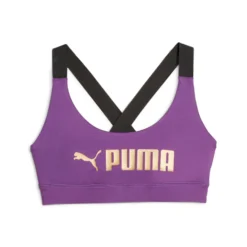 PUMA Womens Fit Mid Impact Training Bra -Fitness Equipment Store k29c707c591e450d5664d0f671aca30bd