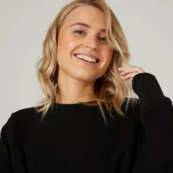 Women's Cropped Fitness Sweatshirt 520 -Fitness Equipment Store k2dfec1f1fd4ce58fe4923c2711b43ef4 scaled