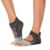 Fitness-Mad Womens/Ladies Bellarina Wintertide Half Toe Socks (Dark Grey/Light Grey)