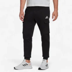 ADIDAS Men's Low-Impact Fitness Tracksuit Bottoms