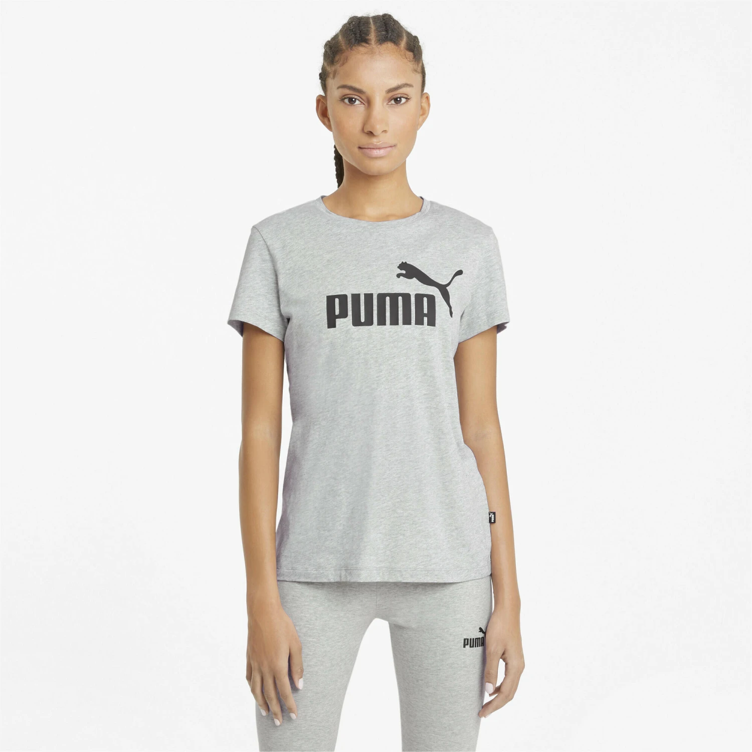 PUMA Womens Essentials Logo Tee T-Shirt 2 PUMA Womens Essentials Logo Tee T-Shirt - Image 2