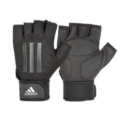 Adidas Half Finger Weight Lifting Gym Gloves, Black -Fitness Equipment Store k3eb1a98c7e33e7f06bef98b3ef9c9e4a