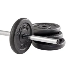 York Cast Iron 1" Weight Plates 4 X 5kg -Fitness Equipment Store k3f67ed1cefde71b4e0914ff6a3125e41