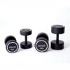 Again Faster® Rubber Coated Round Dumbbell