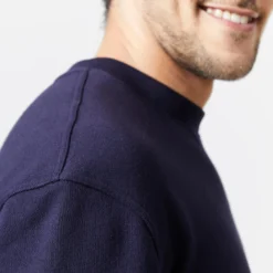 Men's Crew-Neck Fitness Sweatshirt 500 Essentials -Fitness Equipment Store k4102a6bb64e6fdabd6187c57abaf4c90 scaled