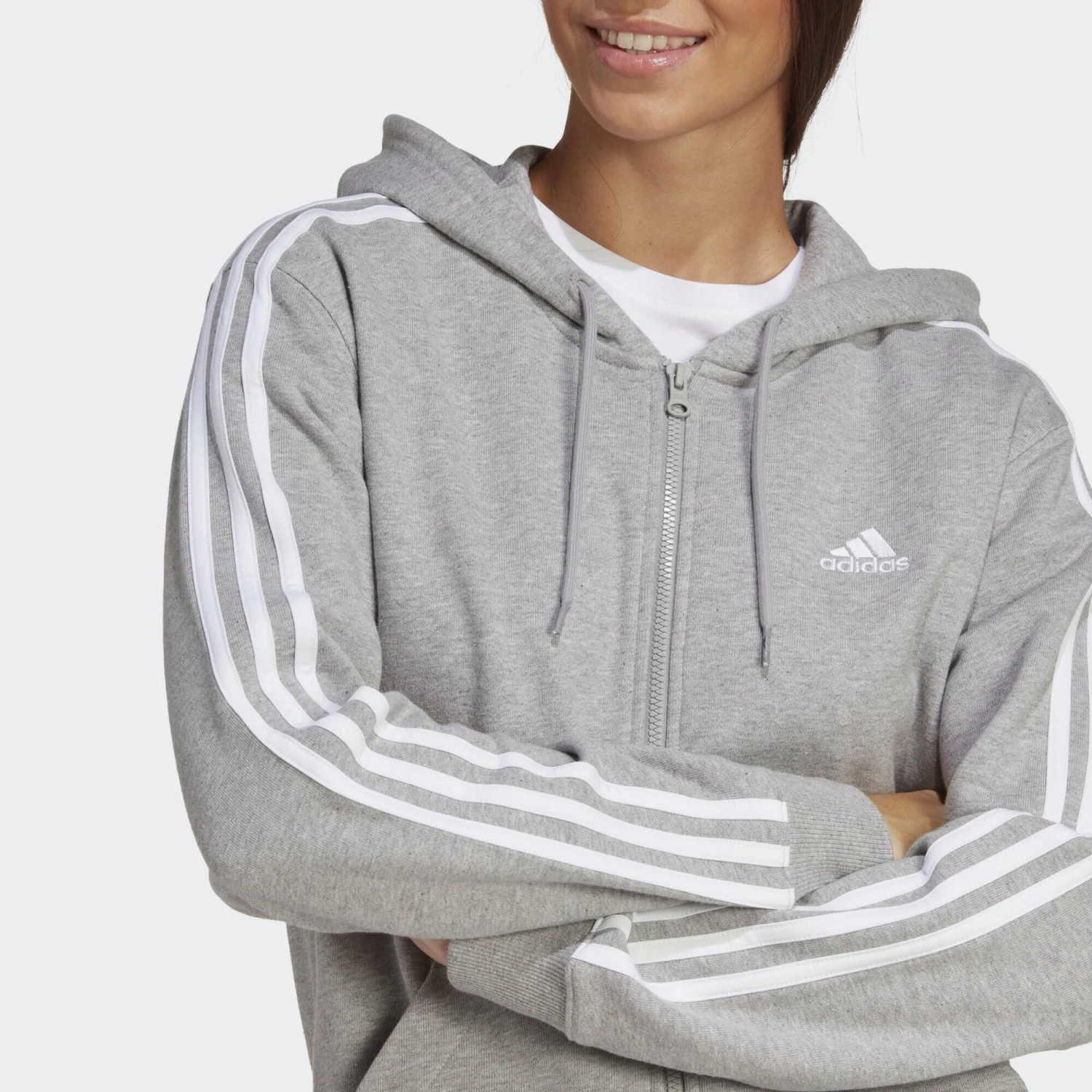 ADIDAS Essentials 3-Stripes French Terry Regular Full 9 ADIDAS Essentials 3-Stripes French Terry Regular Full - Image 9