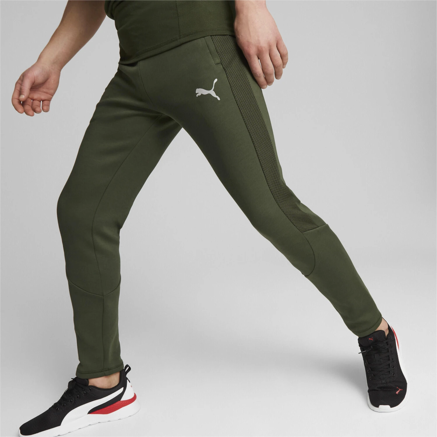 PUMA Mens EVOSTRIPE Sweatpants 2 PUMA Mens EVOSTRIPE Sweatpants - Image 2