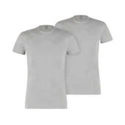 Puma Unisex Adult TShirt (Pack Of 2) (Grey Marl)