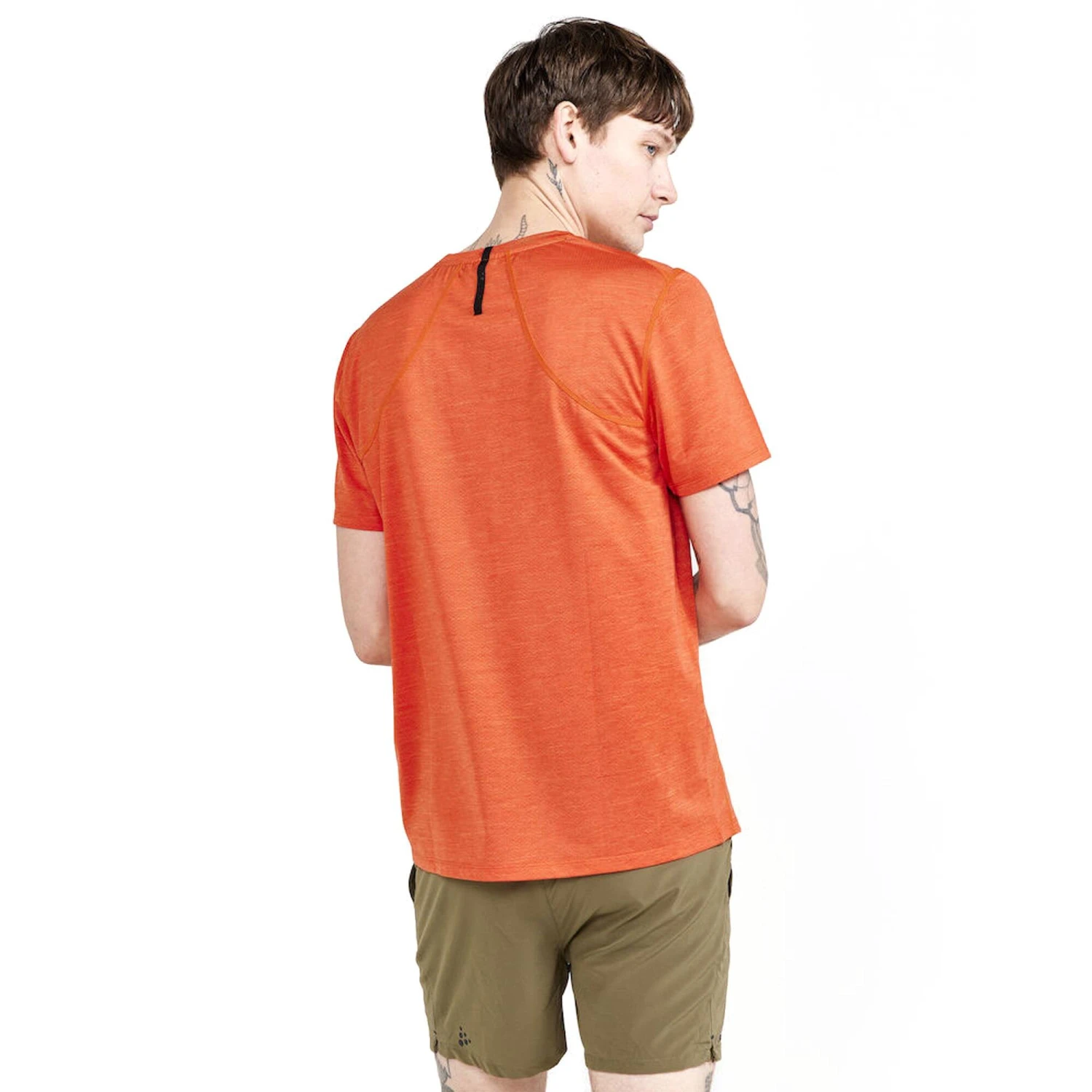 Craft Mens ADV Charge Melange ShortSleeved TShirt (Black) 8 Craft Mens ADV Charge Melange ShortSleeved TShirt (Black) - Image 8