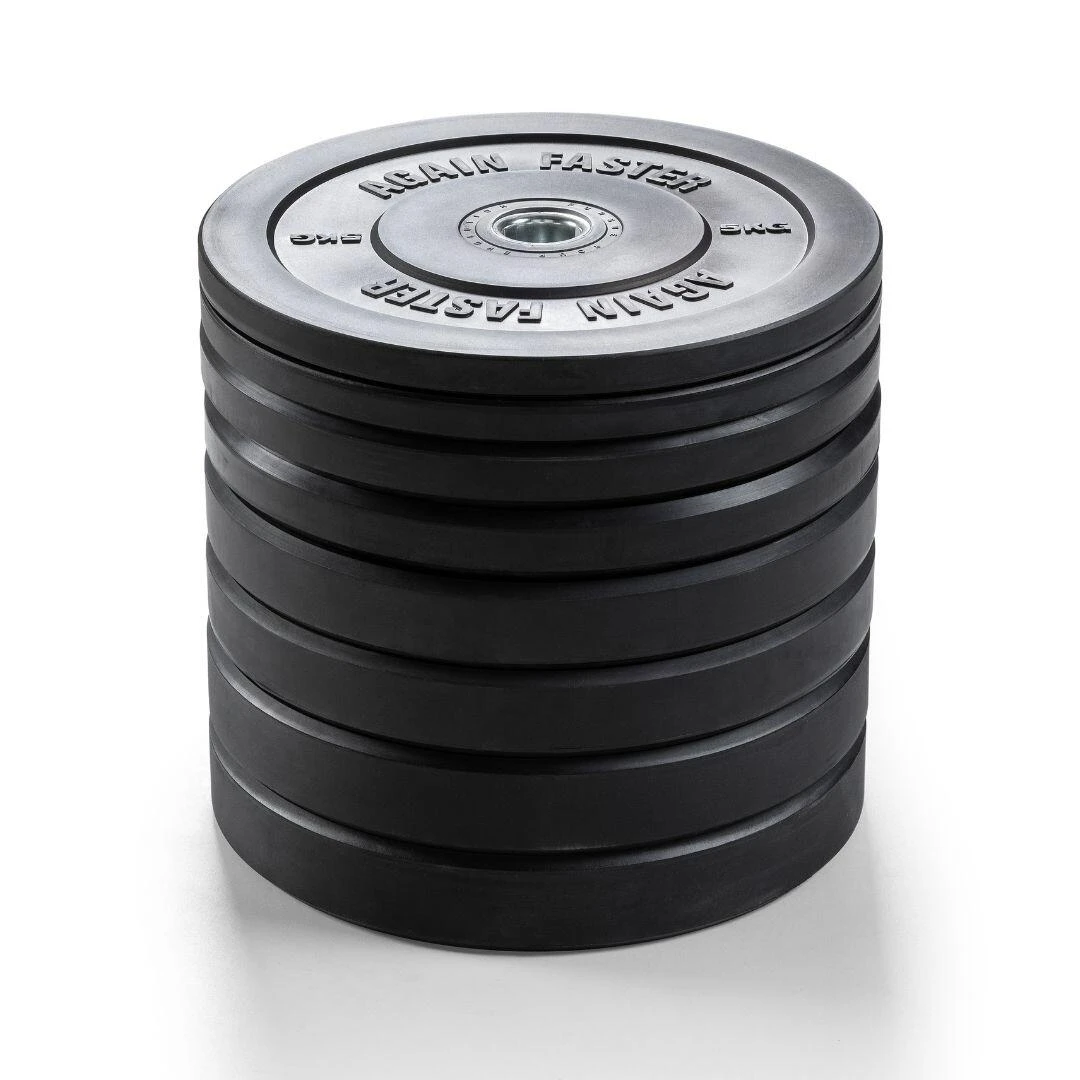 Again Faster® Virgin Rubber Bumper Plates 10kg (Pair) 2 Again Faster® Virgin Rubber Bumper Plates 10kg (Pair) - Image 2