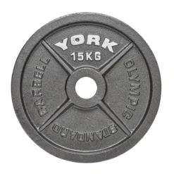 York Olympic Cast Iron Weight Plate 1 X 15kg