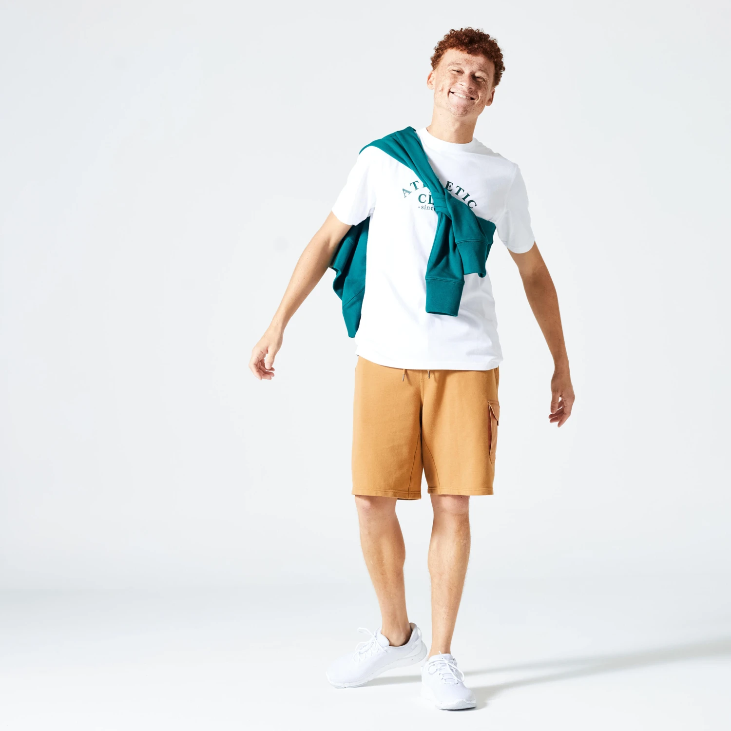 Men's Cargo Fitness Shorts 520 7 Men's Cargo Fitness Shorts 520 - Image 7