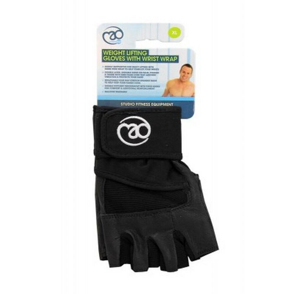 Fitness-Mad Suede Training Gloves (Black) 1 Fitness-Mad Suede Training Gloves (Black)