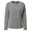 Craghoppers Womens/Ladies Neela Striped Sweatshirt (Navy)