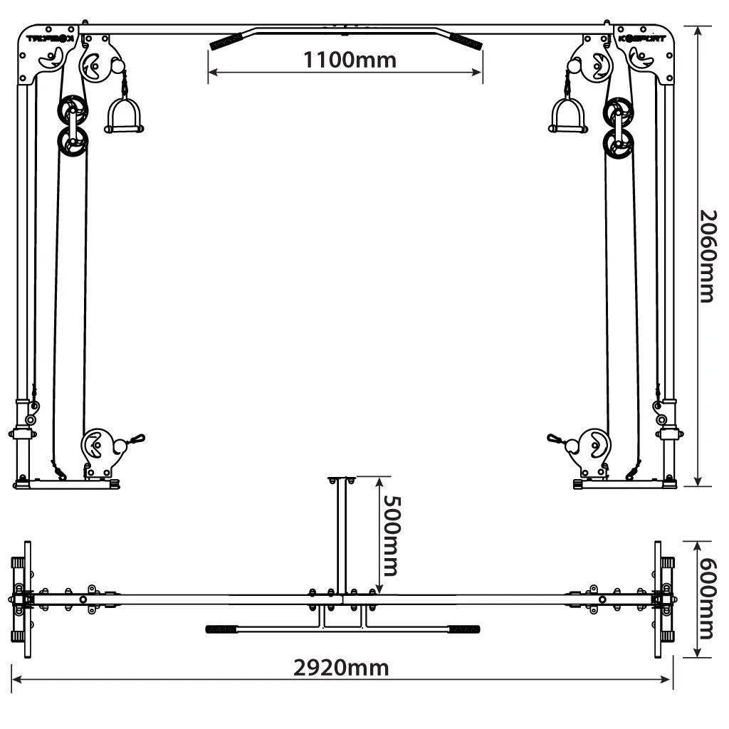 Wall Mounted Cable Crossover Machine 5 Wall Mounted Cable Crossover Machine - Image 5