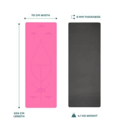 Myga Extra Large Black Alignment Yoga Mat -Fitness Equipment Store k6554ba7b35063e2095cca7aaf7731337