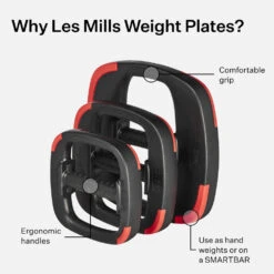 Les Mills™ SMARTBAR™ 3.7KG RUBBER WEIGHT PLATE (SINGLE) -Fitness Equipment Store k6ce14cf93380734ec6125d28b04a36a5 2