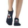 Fitness-Mad Womens/Ladies Mickey Mouse Disney Sequins Toe Socks (Black/Red/White)