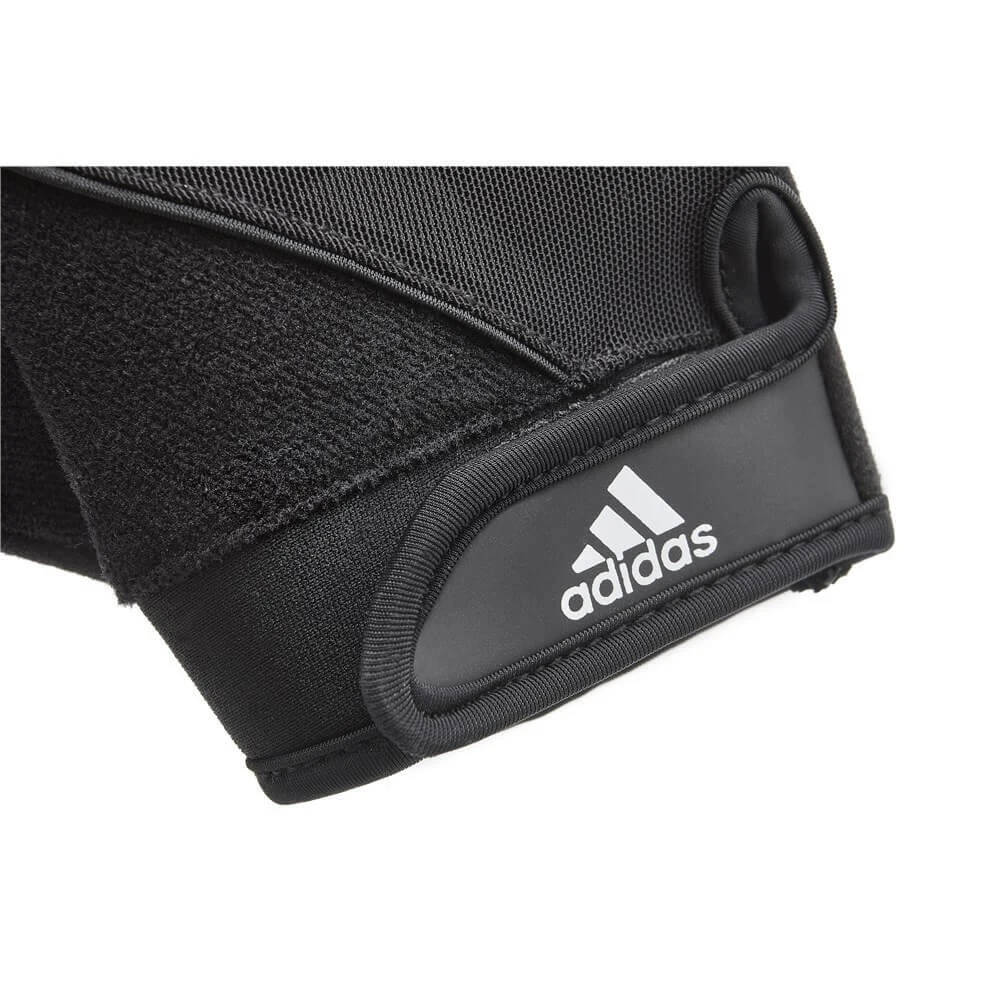 Adidas Short Finger Performance Training Gloves, Black 4 Adidas Short Finger Performance Training Gloves, Black - Image 4