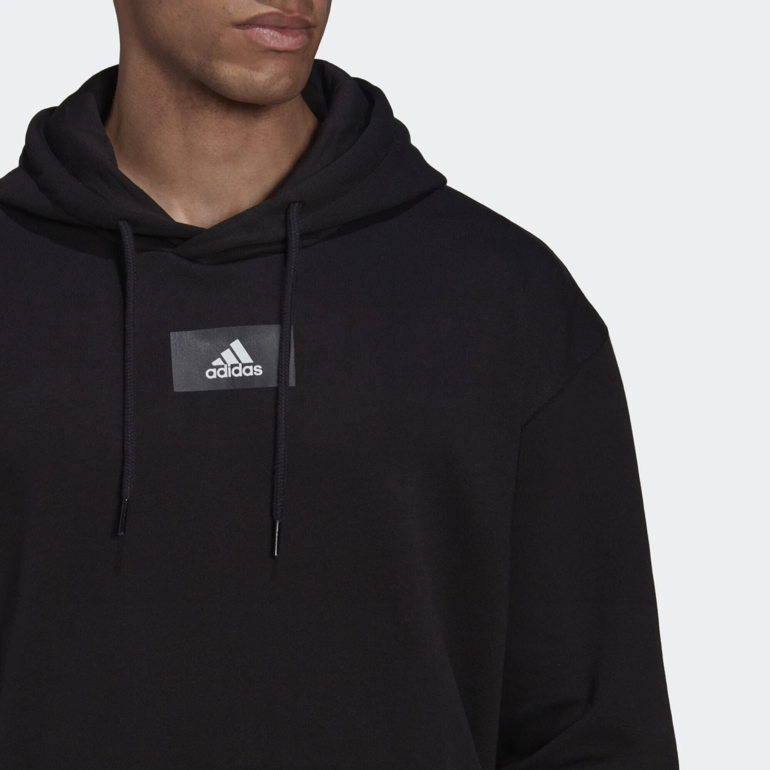 ADIDAS Essentials FeelVivid Cotton Fleece Drop Shoulder Hoodie 5 ADIDAS Essentials FeelVivid Cotton Fleece Drop Shoulder Hoodie - Image 5