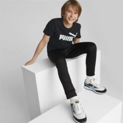 PUMA Kids Essentials Logo Youth Tee T-Shirt -Fitness Equipment Store k72f7cb57fefa65ddf9eecd88d7a8a3b3