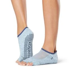 Fitness-Mad Womens/Ladies Luna Champagne Half Toe Socks (Black) -Fitness Equipment Store k7308d9af46934c6ff798fdc7c8cdf591