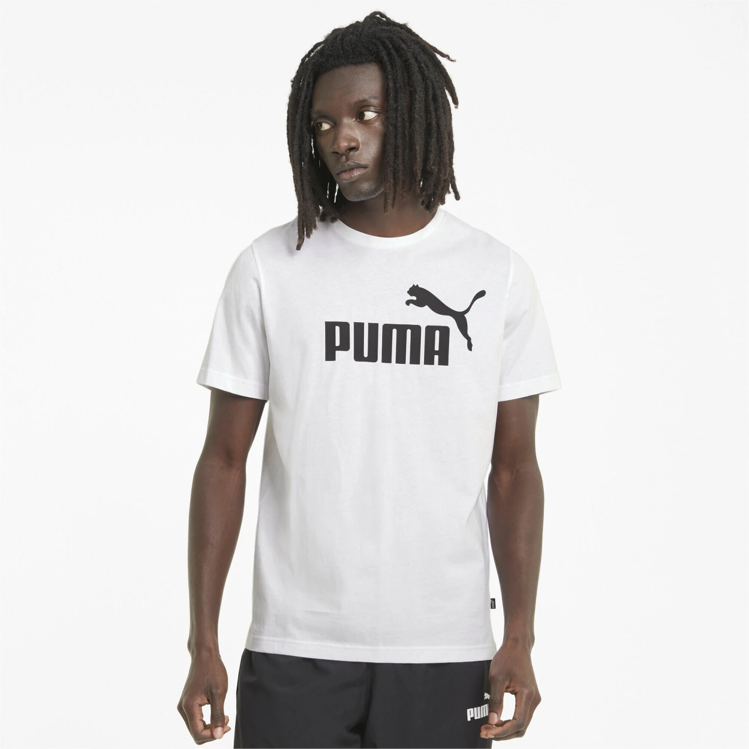PUMA Mens Essentials Logo Tee T-Shirt 2 PUMA Mens Essentials Logo Tee T-Shirt - Image 2