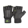 Adidas Half Finger Weight Lifting Gym Gloves, Green