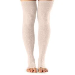 Fitness-Mad Womens/Ladies Open Heel Leg Warmers (Orange) -Fitness Equipment Store k7a50345ccae2e55cad700b28663c2a10