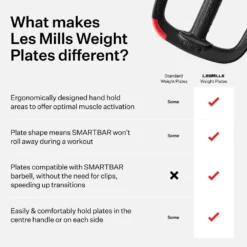 Les Mills™ SMARTBAR™ 1KG RUBBER WEIGHT PLATE (SINGLE) -Fitness Equipment Store k7d5533fc9dd9366b4a6617276dec081b 1