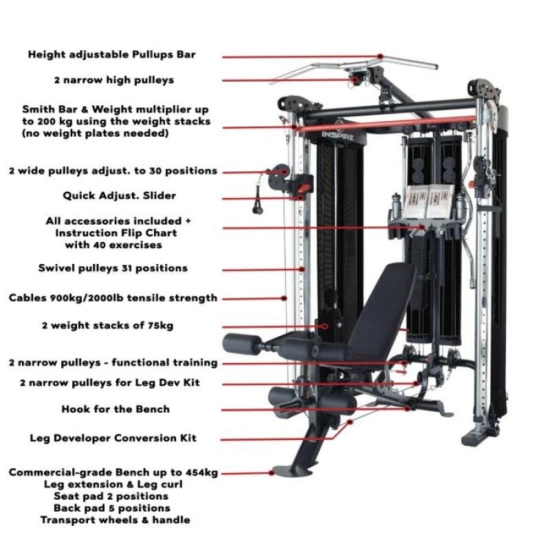 Inspire Fitness FT2 Functional Trainer Package 4 Inspire Fitness FT2 Functional Trainer Package - Image 4