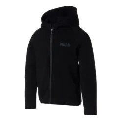 PUMA Kids Boys SPACER Full-Zip Hoodie Hooded Top Youth