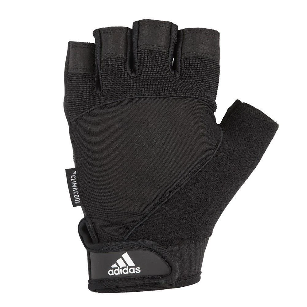 Adidas Short Finger Performance Training Gloves, Black 1 Adidas Short Finger Performance Training Gloves, Black