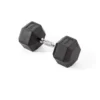 York Fitness Rubber Hex Dumbbells 2 X 17.5kg