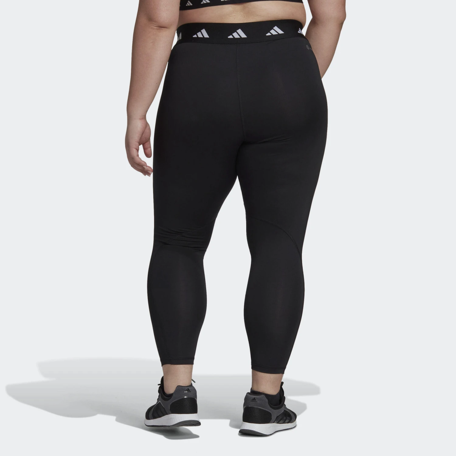 ADIDAS Techfit 7/8 Leggings (Plus Size) 4 ADIDAS Techfit 7/8 Leggings (Plus Size) - Image 4