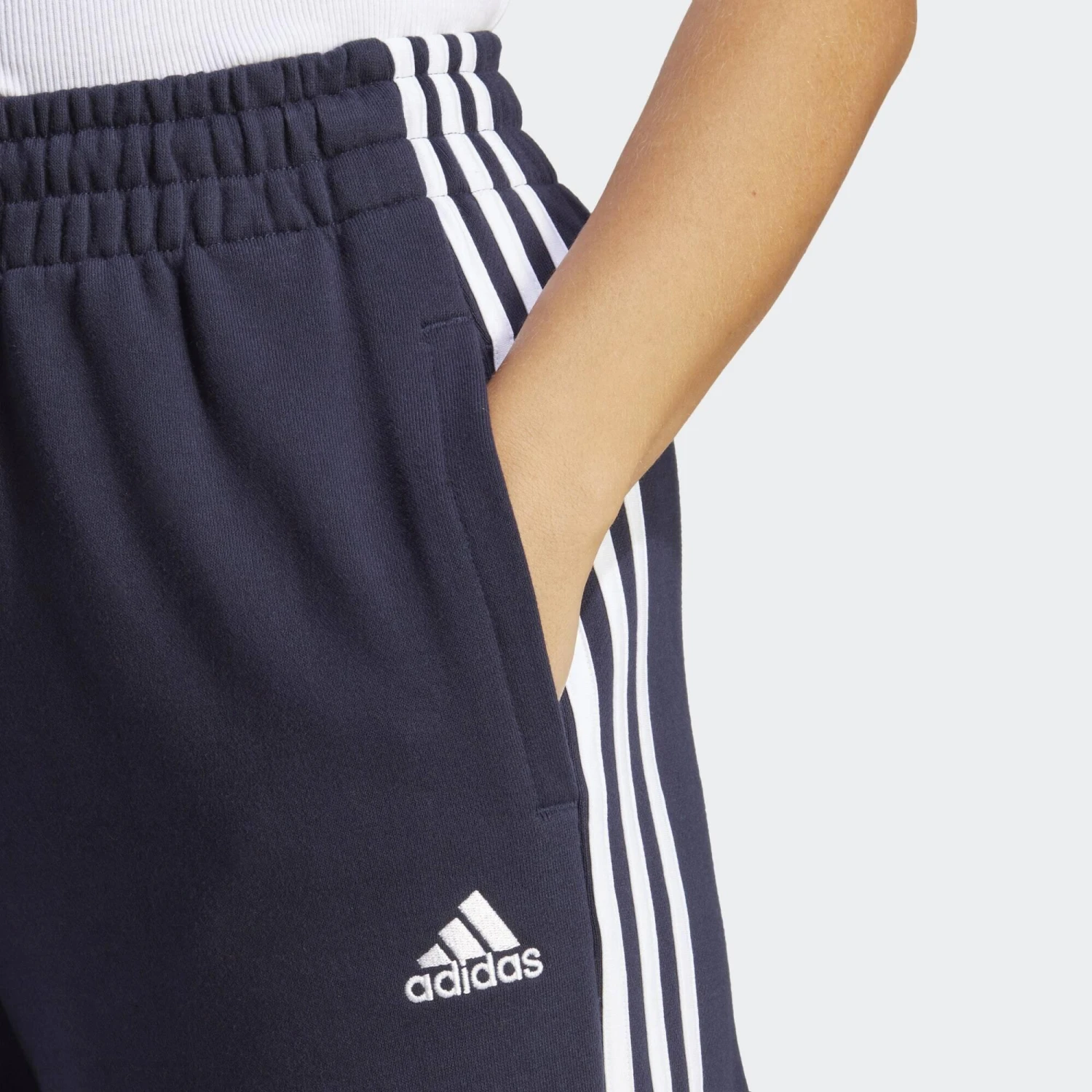 ADIDAS Essentials 3-Stripes French Terry Loose 4 ADIDAS Essentials 3-Stripes French Terry Loose - Image 4