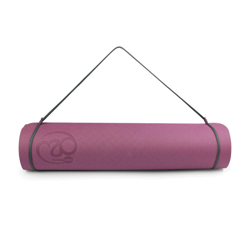 Fitness-Mad Evolution Deluxe Yoga Mat (Aubergine Purple/Grey) 4 Fitness-Mad Evolution Deluxe Yoga Mat (Aubergine Purple/Grey) - Image 4