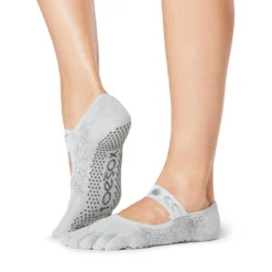 Fitness-Mad Womens/Ladies Mia Moonboot Toe Socks (Grey)