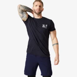 Men's Crew Neck Slim-Fit Soft Breathable Cross Training T-Shirt