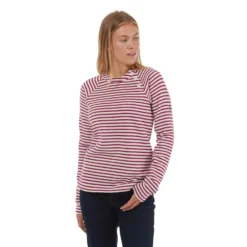 Craghoppers Womens/Ladies Neela Striped Sweatshirt (Navy) 18 Craghoppers Womens/Ladies Neela Striped Sweatshirt (Navy) -Fitness Equipment Store k910ed52fc0613fc32c289556c19eeb08
