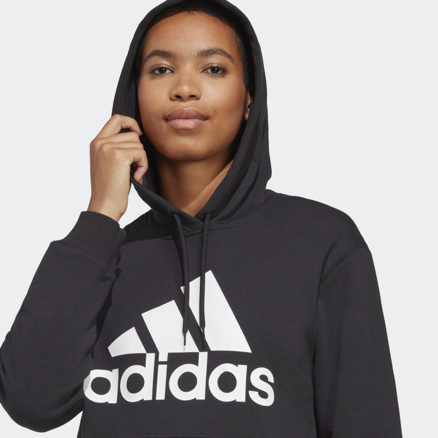 ADIDAS Essentials Big Logo Regular French Terry Hoodie 4 ADIDAS Essentials Big Logo Regular French Terry Hoodie - Image 4